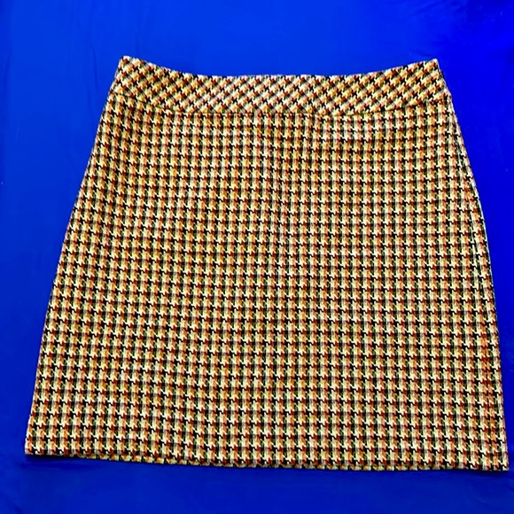 Ann Taylor Dresses & Skirts - Ann Taylor LOFT Womens Size 10 Brown Orange Wool Blend Pencil Skirt